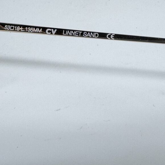 BCBG Linnet Sand gold Red 53-16-135 Eyeglass Frame Gold Red H17660 - Picture 6 of 7